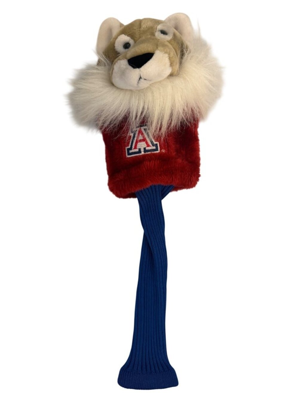 University Of Arizona Golf Club Headcover 25" Lion Mascot Design By SYROCAT Red